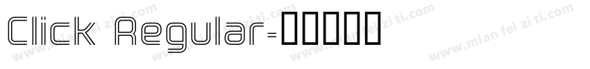Click Regular字体转换